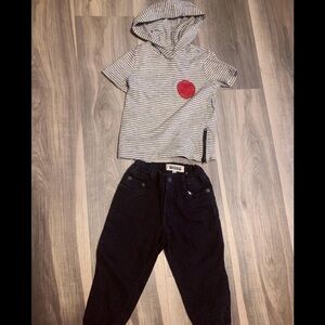 Buffalo kit t-shirt and jeans 2T